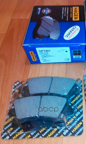 Колодки SANGSIN BRAKE GP1401 &mdash; Hyundai Solaris, Kia Rio и Geely Coolray